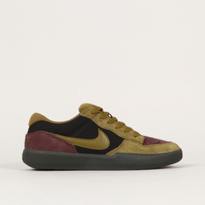 Nike SB Force 58 Black Olive Flak Burgundy